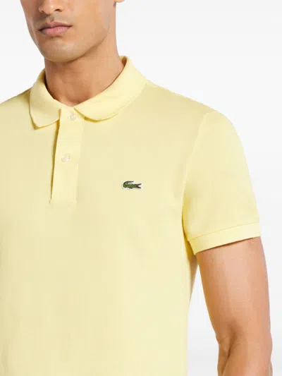 Lacoste Mens Classic Fit Polo Shirt In Yellow