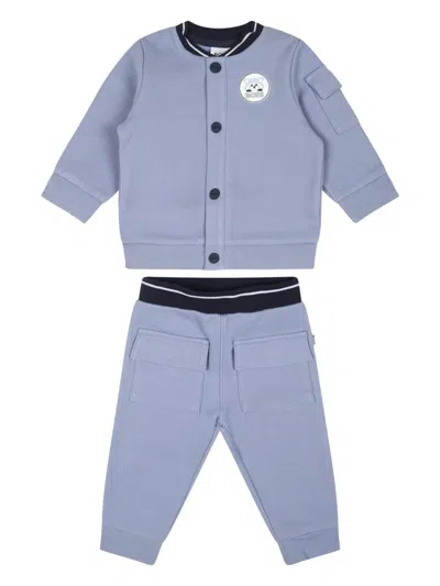 Bosswear Logo-print Tracksuit Set In Blue