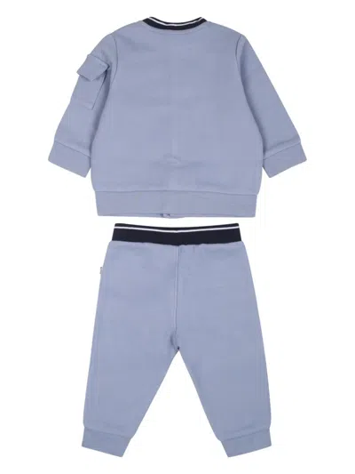 Bosswear Logo-print Tracksuit Set In Blue