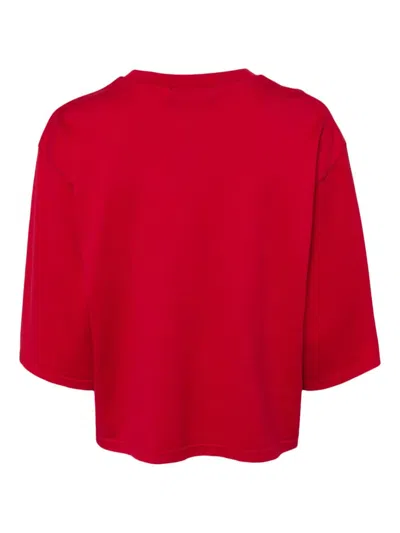Shop Undercover Graphic-print Cotton T-shirt In Red