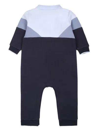 Bosswear Logo-print Romper In Blue
