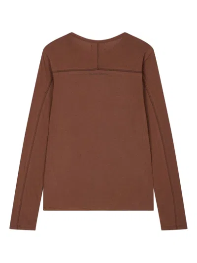 Studio Tomboy Cotton T-shirt In Brown