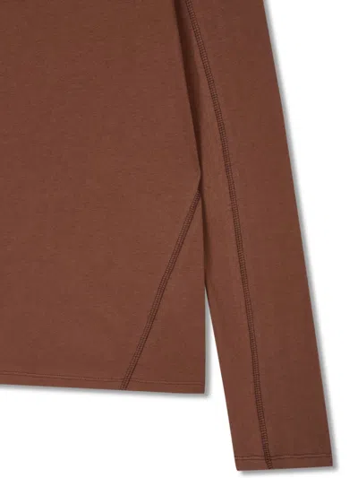 Studio Tomboy Cotton T-shirt In Brown