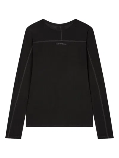 Studio Tomboy Logo T-shirt In Black