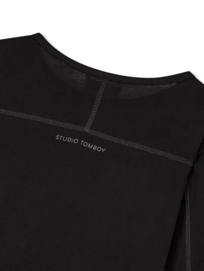 Studio Tomboy Logo T-shirt In Black
