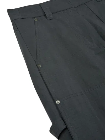 Studio Tomboy Creased Straight-leg Trousers In Grey