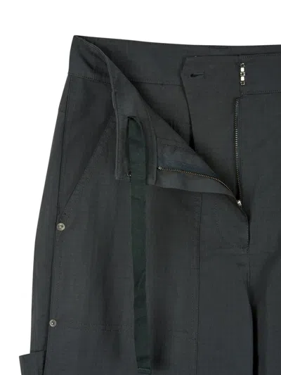 Studio Tomboy Creased Straight-leg Trousers In Grey