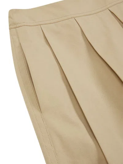 Studio Tomboy Cotton Skirt In Neutrals
