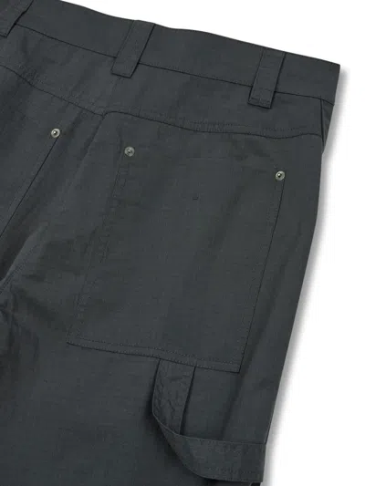 Studio Tomboy Creased Straight-leg Trousers In Grey