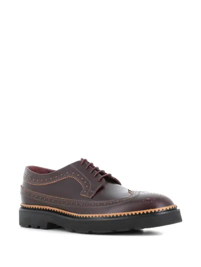 Shop Paul Smith Count Brogues In Red