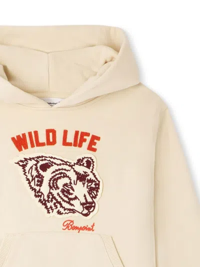 Bonpoint Barack Organic-cotton Hood In Neutrals