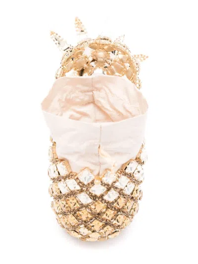 Rosantica Pinacolada Tote Bag In Gold