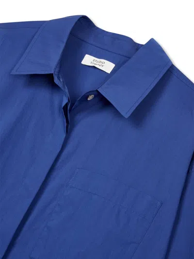 Studio Tomboy Oversize Shirt In Blue