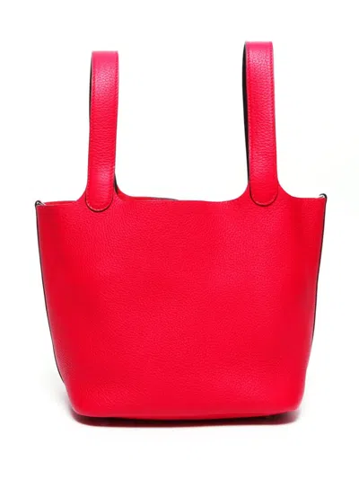 Pre-owned Hermes 2021 Picotin Lock Mm Tote Bag In Pink