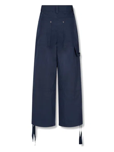 Studio Tomboy Straight-leg Trousers In Blue