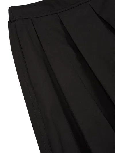 Studio Tomboy Cotton A-line Skirt In Black