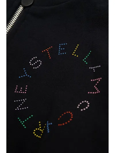 Stella Mccartney Logo-embroidered Tracksuit Set In Black