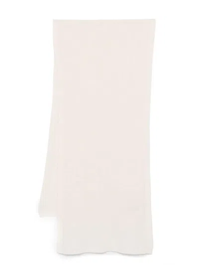 Lady Anne Cable-knit Scarf In White