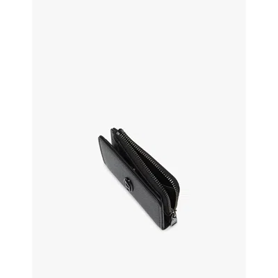 Diesel Hissu Evo Logo-badge Leather Cardholder In T8013