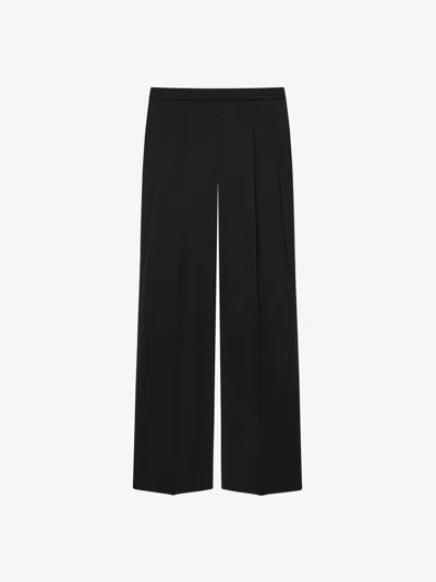 Givenchy Pantalon De Tailleur Slim En Laine Et Mohair In Black