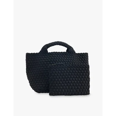 Naghedi St. Barths Mini Woven Tote Bag In Onyx