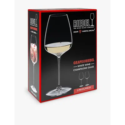 Riedel Grape, Champagne And Spritz Glasses Set Of Two