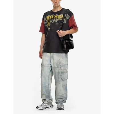 Diesel Holi-d-camera Bag In Neoprene And Pu In T8013
