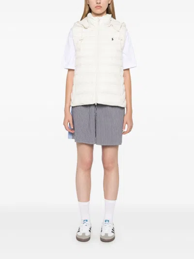 Polo Ralph Lauren Packable Puff Vest In White
