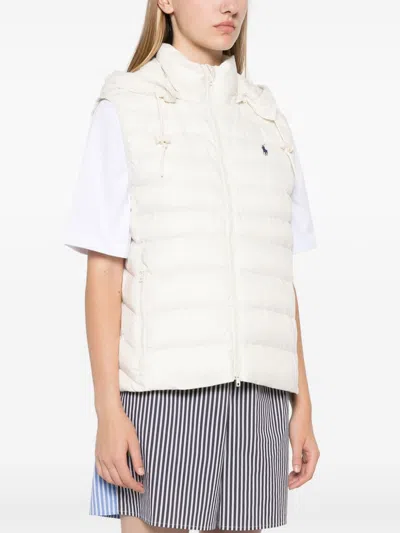 Polo Ralph Lauren Packable Puff Vest In White