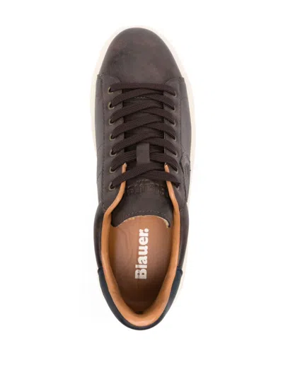 Shop Blauer Buck01 Sneakers In Brown