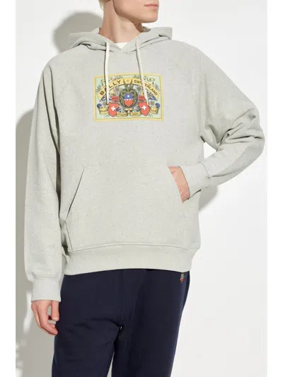Bally Long-sleeved Sweater In Grey