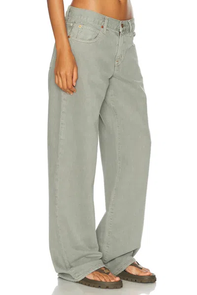 Slvrlake Mica Straight Leg In Forest Green