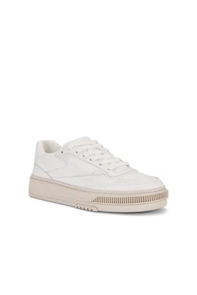 Reebok White Leather C Ltd Sneakers In White Leather