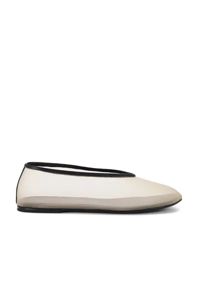 Khaite Womens Mercy Leather-trim Mesh Pumps Beige Comb In Black & Nude