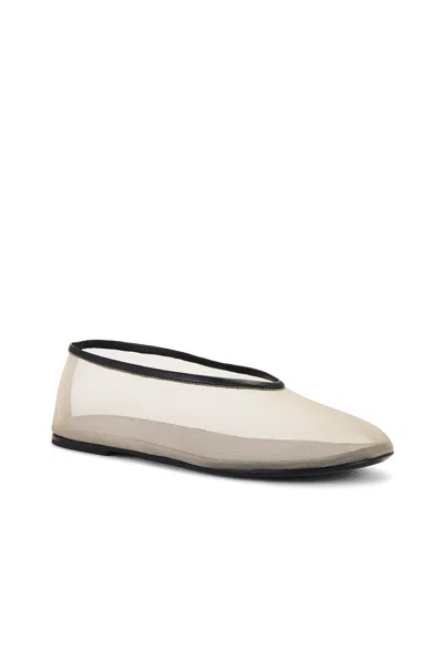 Khaite Womens Mercy Leather-trim Mesh Pumps Beige Comb In Black & Nude