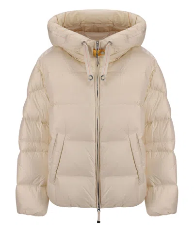 Shop Parajumpers Tilly Down Jacket In Beige