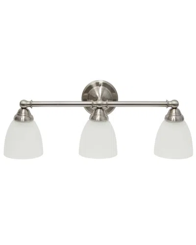 Lalia Home 25in Essentix Traditional 3-light Wall Mounted Fixture