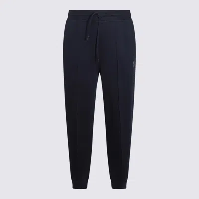 Shop Brunello Cucinelli Blue Cotton Pants