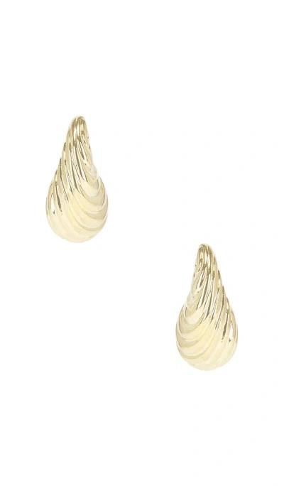 Shop Jordan Road Spiaggia Earrings In Metallic Gold