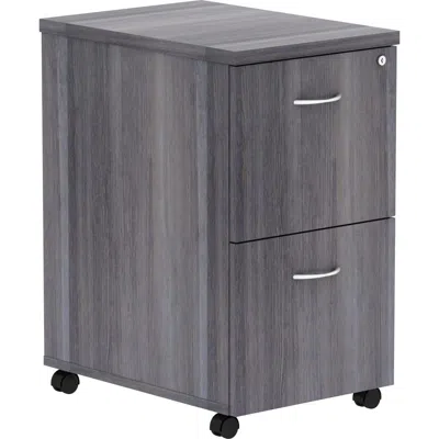 Lorell Essentials Series File/file Mobile File Cabinet - 16" X 22"28.3" - 2 X File Drawer(s) - Finish: Weat