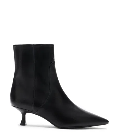 Stuart Weitzman Pointed Ankle Boots In Black