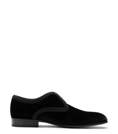 Shop Stuart Weitzman , Alastair, Schnürschuhe, Black, Velvet