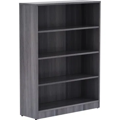 Lorell Laminate Bookcase - 4 Shelf(ves) - 48" Height X 36" Width X 12" Depth - Thermally Fused Laminate - 1