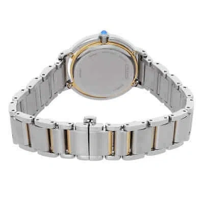 Pre-owned Citizen L Eco-drive Mop Dial Two-tone Ladies Watch Em1104-83d