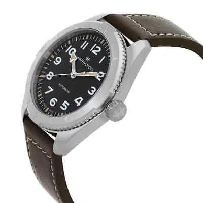 Pre-owned Hamilton Khaki Field Expedition Automatic Black Dial Men's Watch H70315830