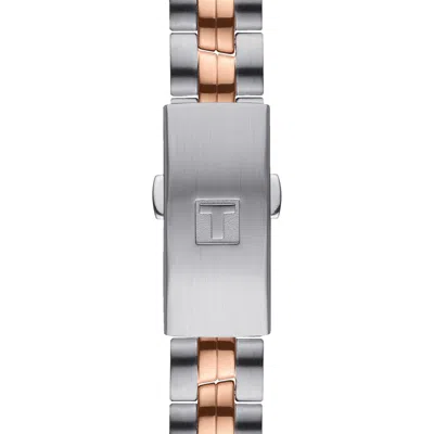 Pre-owned Tissot Pr 100 Ladies Two Tone Rose Gold 25mm Watch T1010102211101