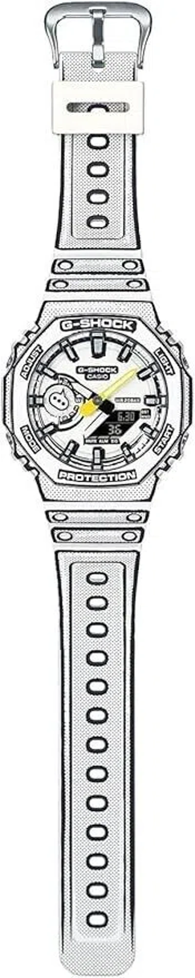 Pre-owned Casio G-shock Manga Theme Ga-2100mng-7ajr