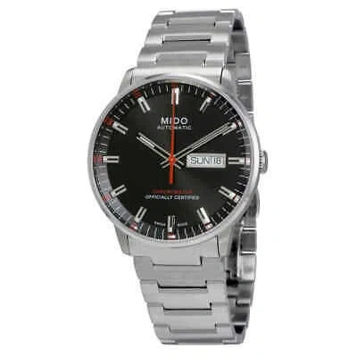 Pre-owned Mido Commander Ii Automatic Black Dial Men's Watch M021.431.11.051.00