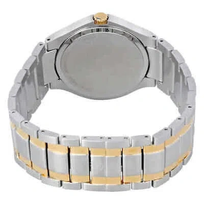 Pre-owned Movado Collection Black Dial Two-tone Men's Watch 0606896