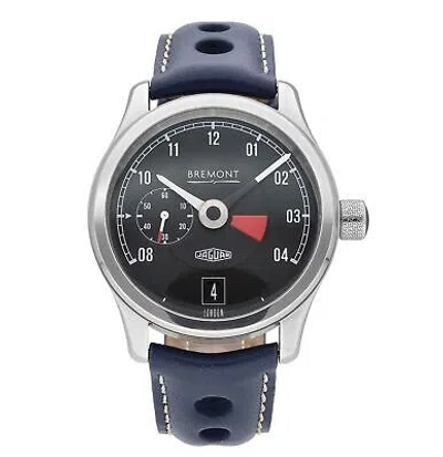 Pre-owned Bremont Jaguar Mki Black Dial 43mm Automatic Men's Watch J-mki-r-s
